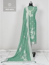 616 Colours By Vinay Machlin Jacquard Dress Material Wholesalers In Surat